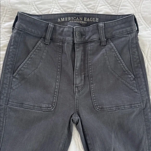American Eagle Outfitters Next level stretch Gray Jeans - Picture 1 of 8